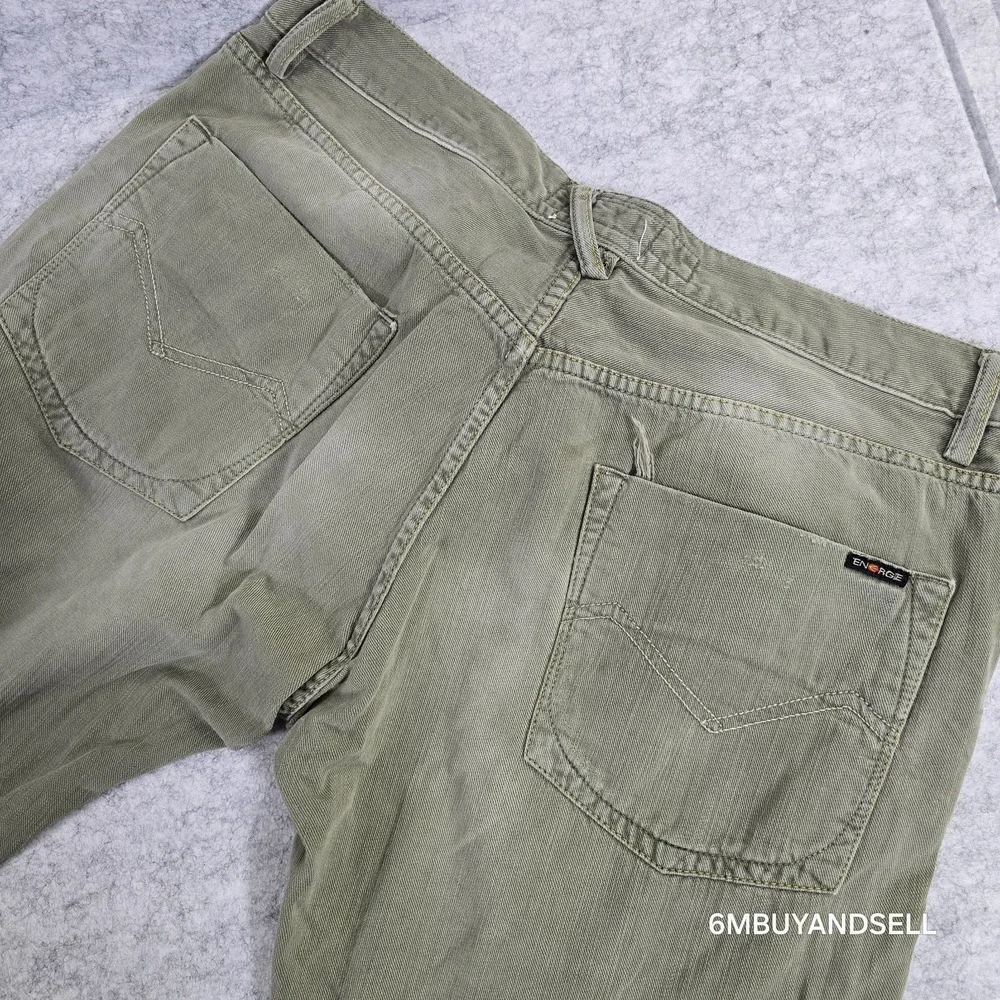 Energie Steven Mens Jeans Denim Distressed Worn Out‎ Italy 35x33 - Picture 12 of 13